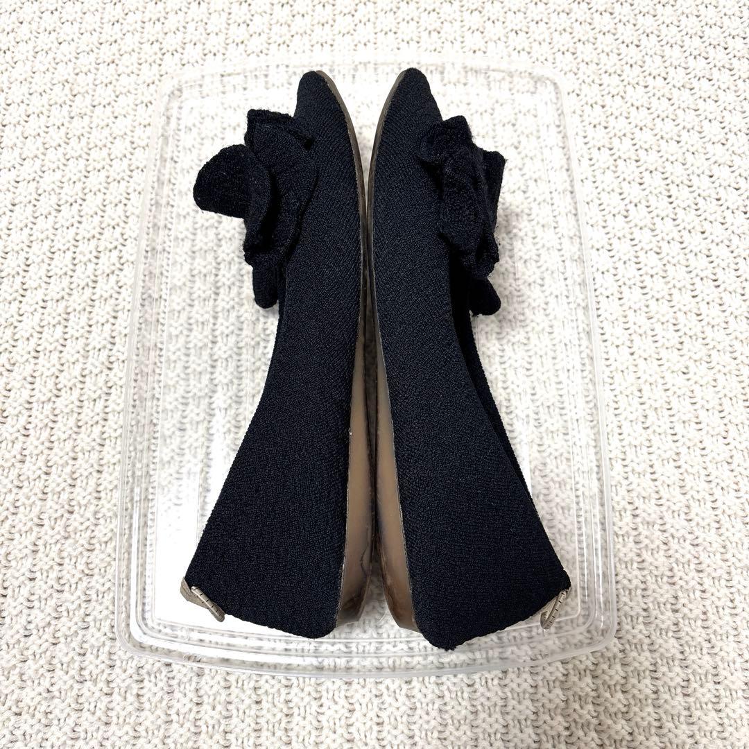 【ミュゲ*様】オッフェンOffen pointed-FRINフラットシューズ