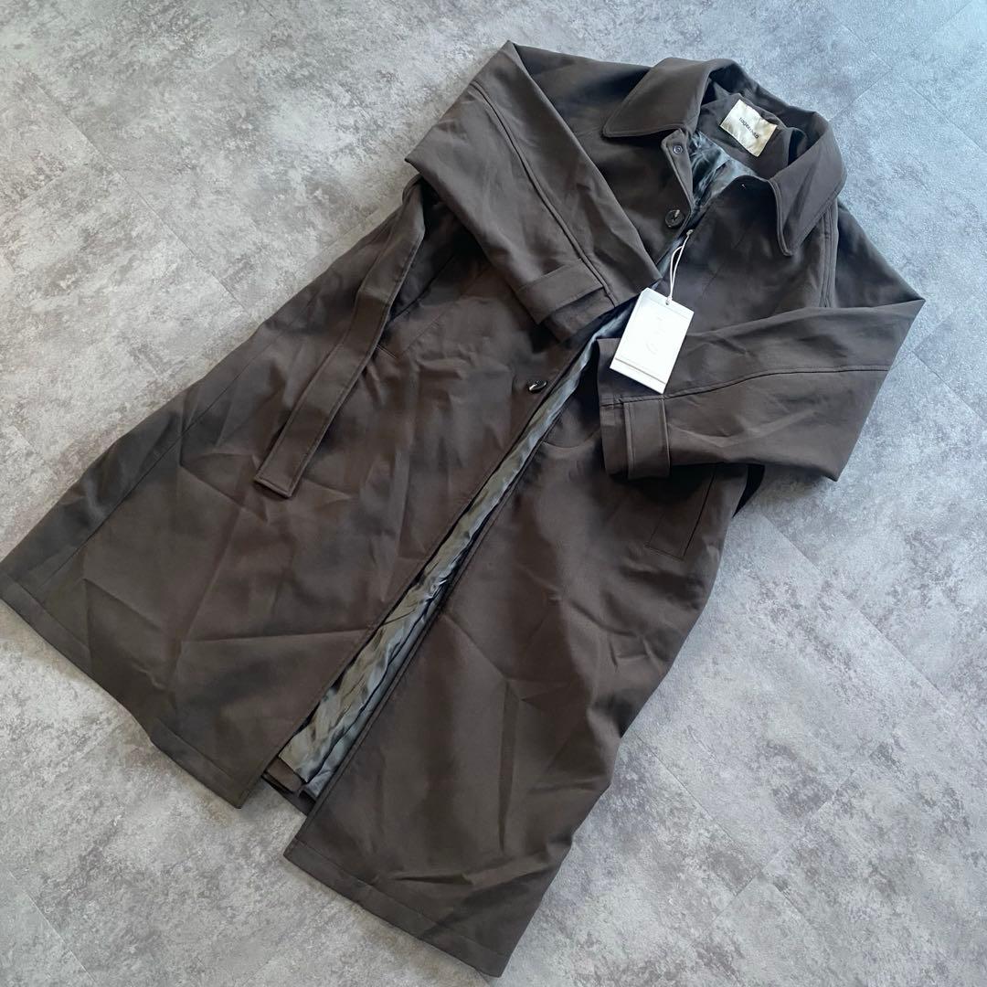 新品未使用　tageechita オーバーサイズベーシックトレンチコート　グレー