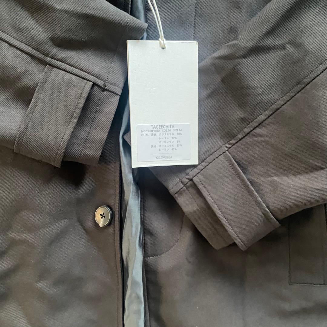 新品未使用　tageechita オーバーサイズベーシックトレンチコート　グレー