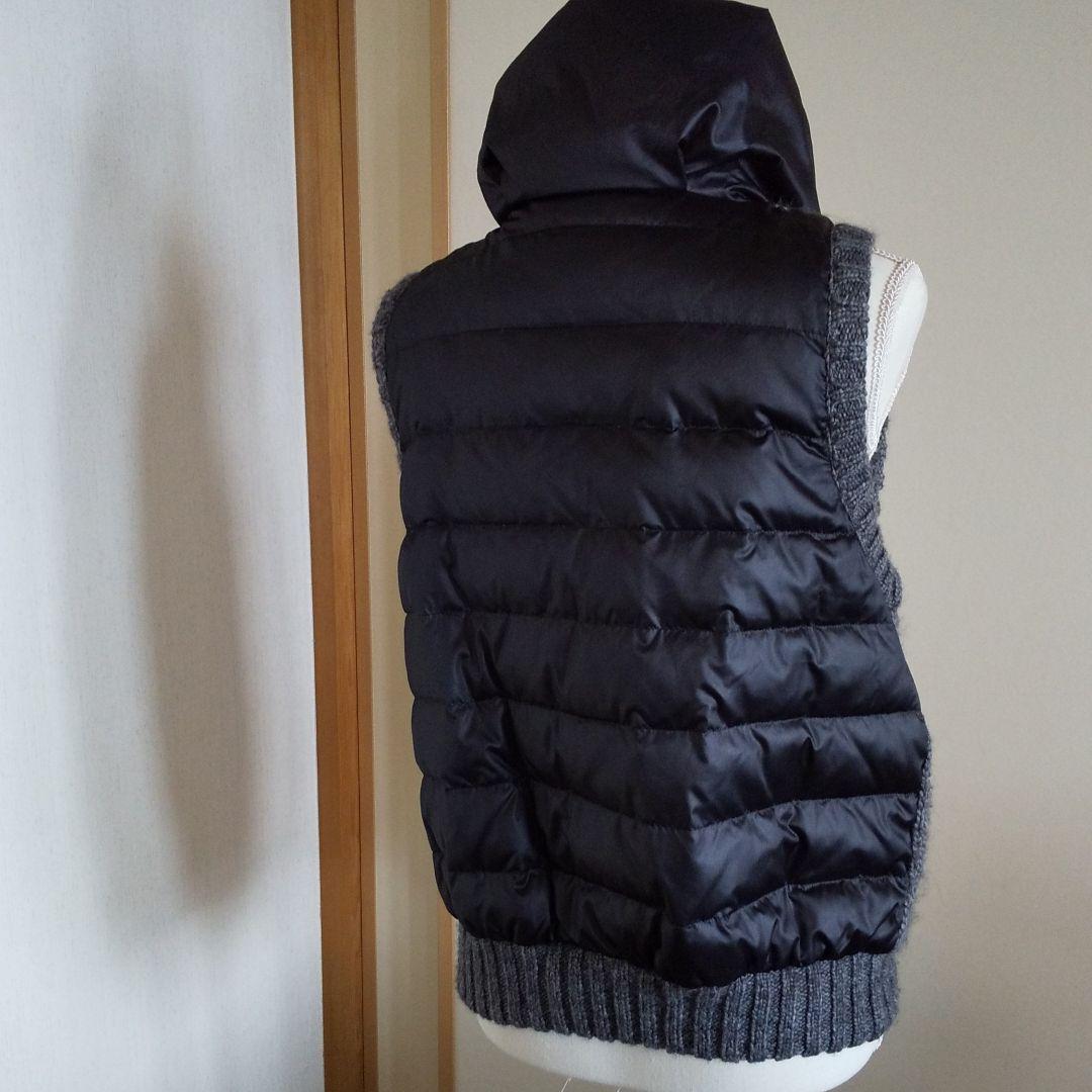 自由区 ダウンリバーシブルダウンベスト サイズ44 大きなサイズ