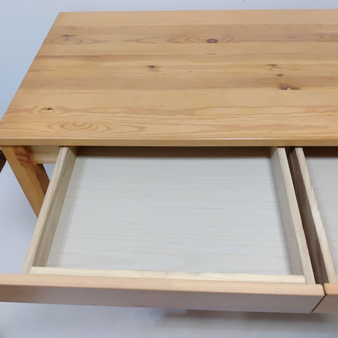 MUJI　無印良品　パイン材　デスク　机　引き出し　良品計画　送料無料