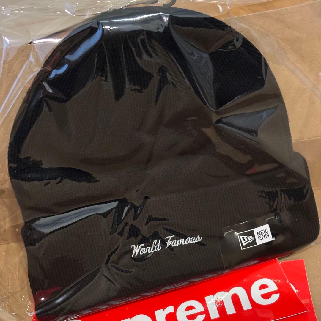帽子 Supreme NEW ERA BOX LOGO beanie black