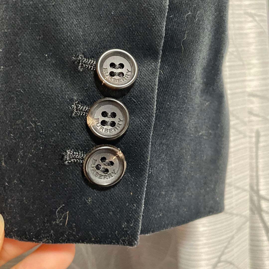 【新品タグ付】定価7万 バーバリーロンドン ベロア ジャケット 40 三陽商会