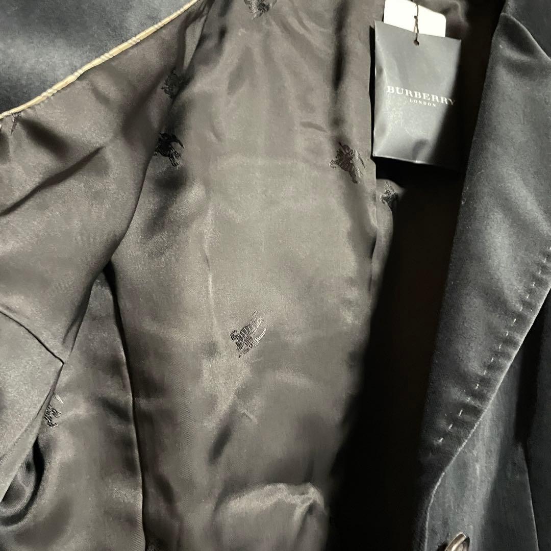 【新品タグ付】定価7万 バーバリーロンドン ベロア ジャケット 40 三陽商会