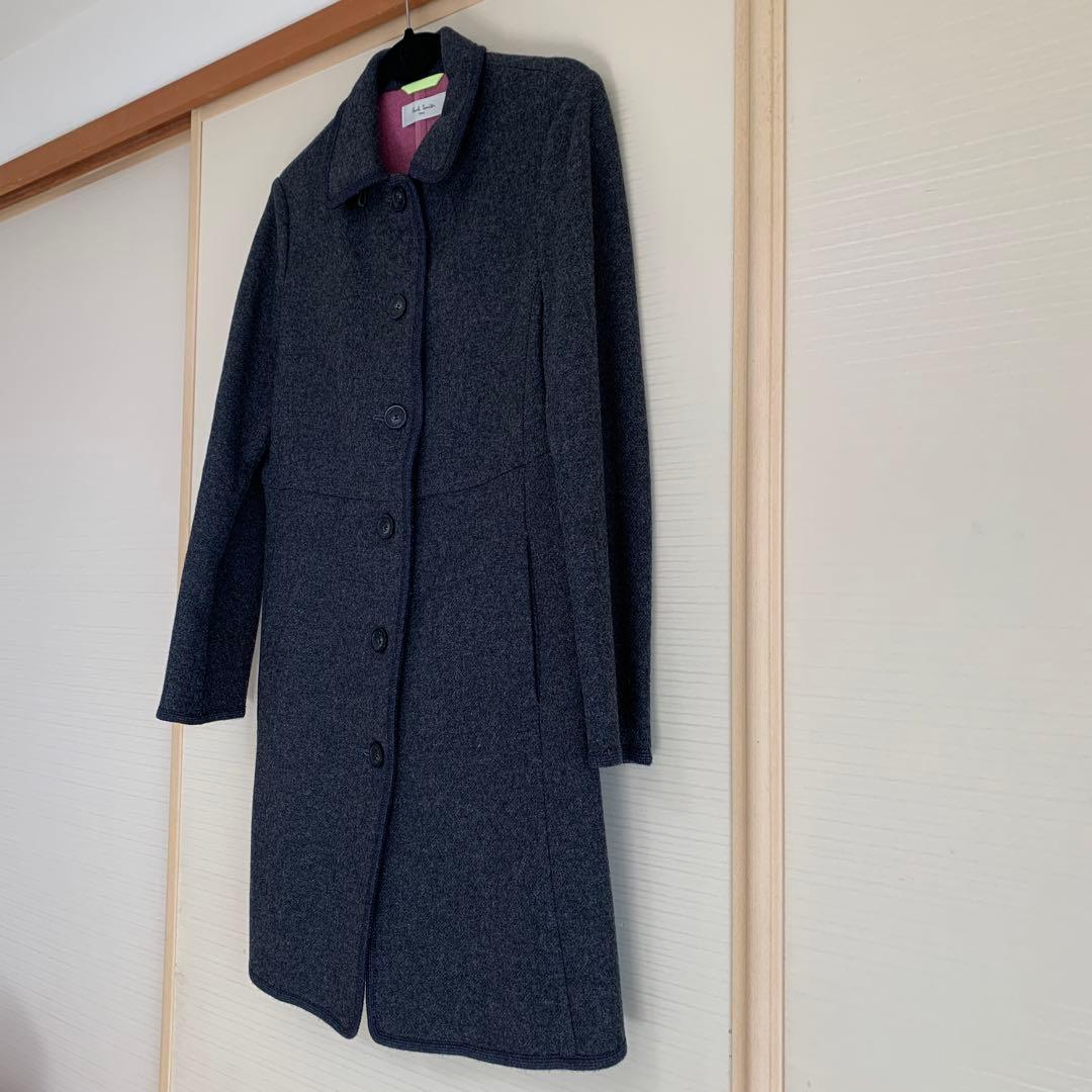 Paul Smith ポールスミス　ウール ステンカラーコート　ダークグレー