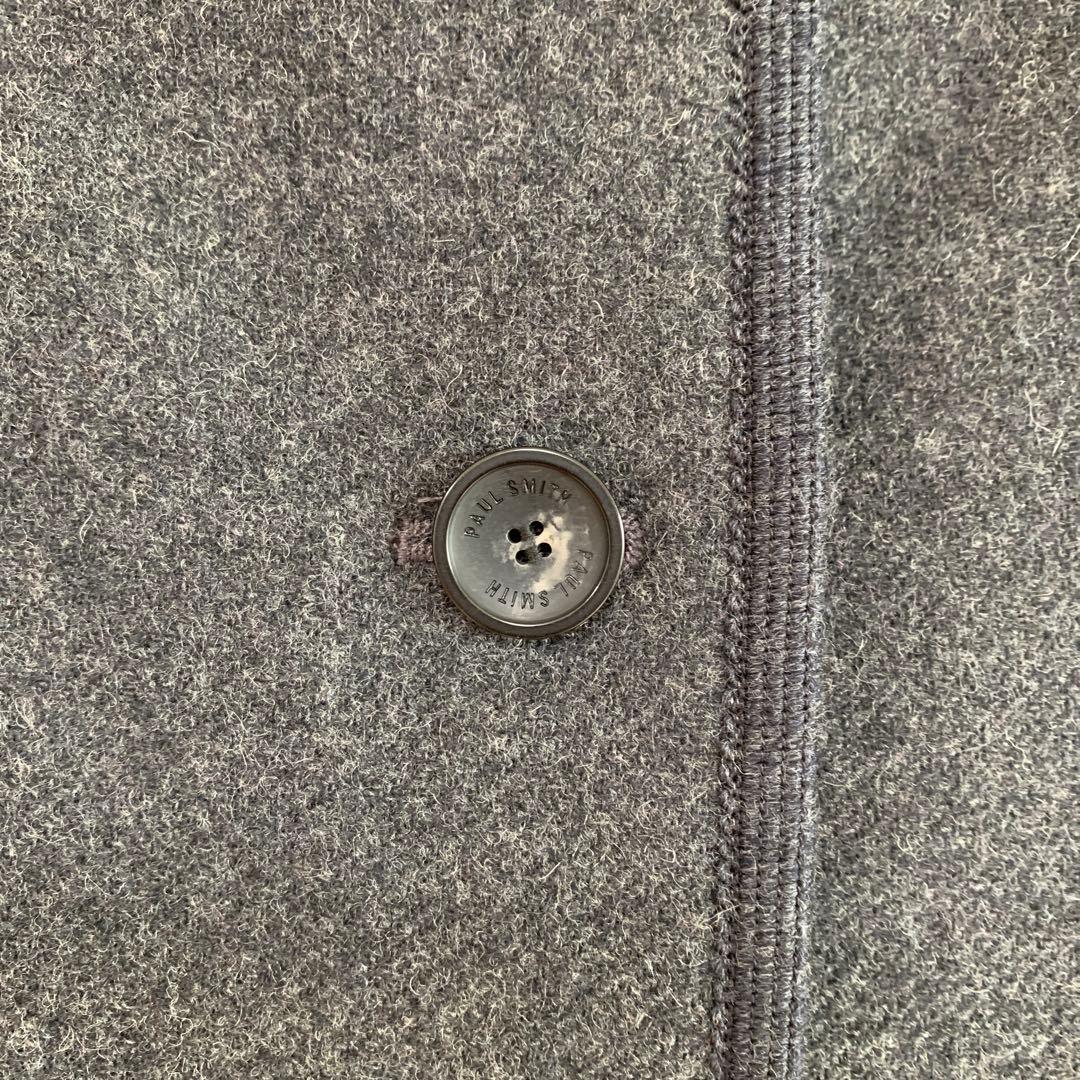 Paul Smith ポールスミス　ウール ステンカラーコート　ダークグレー