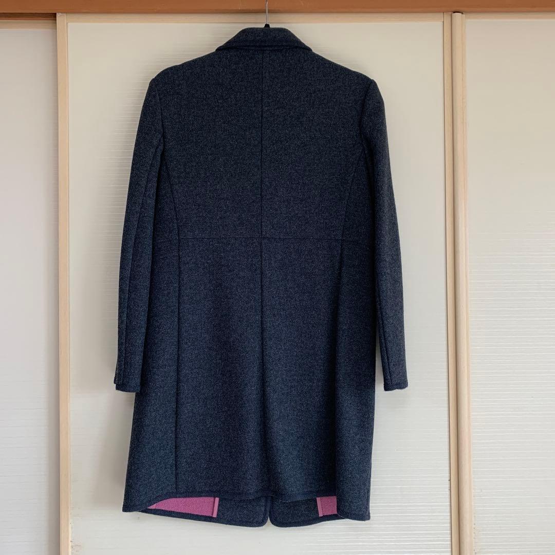 Paul Smith ポールスミス　ウール ステンカラーコート　ダークグレー