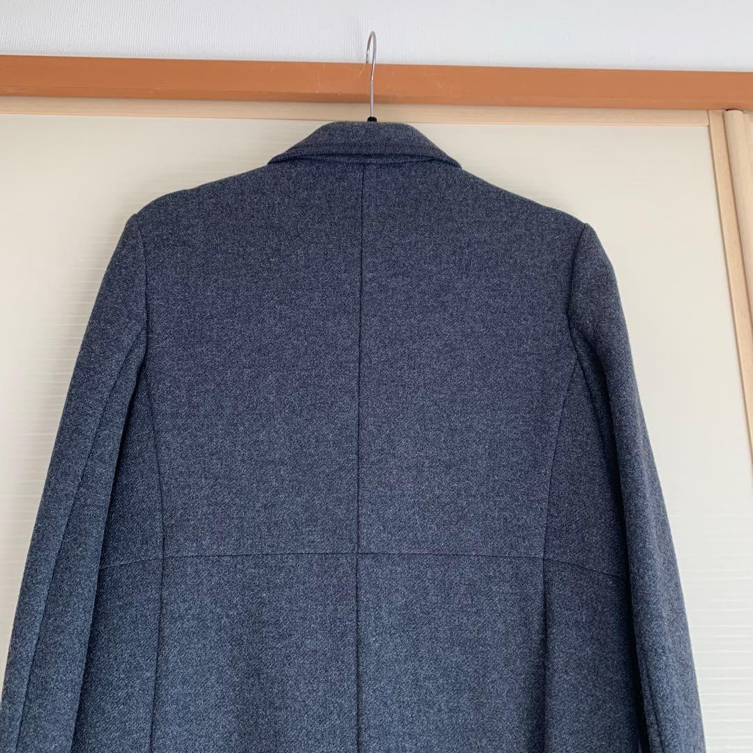 Paul Smith ポールスミス　ウール ステンカラーコート　ダークグレー