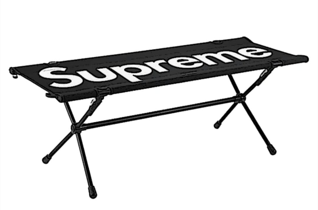 新品 Supreme Helinox Bench One BLACK 黒