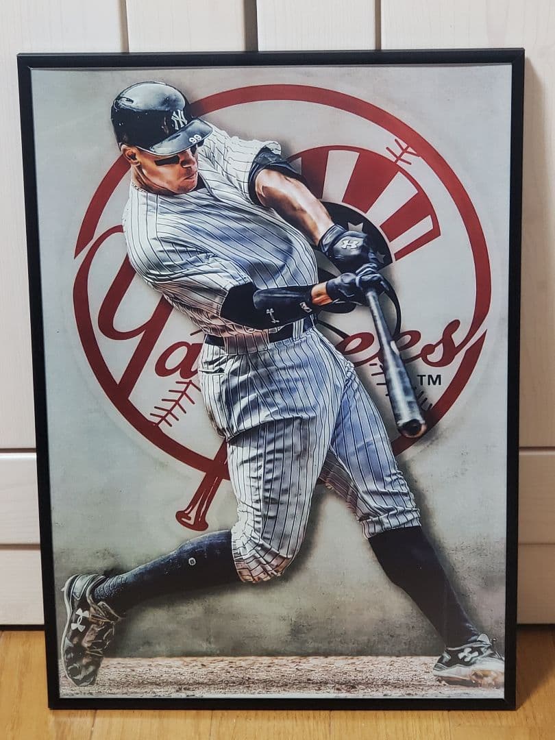 ヤマちゃん ドジャースフリーマン MLB！A3ポスターフレーム付きセット