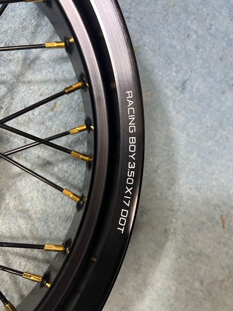 ハンターカブ 太足ホイール前後セット② 2.50×17 3.50×17 RCB