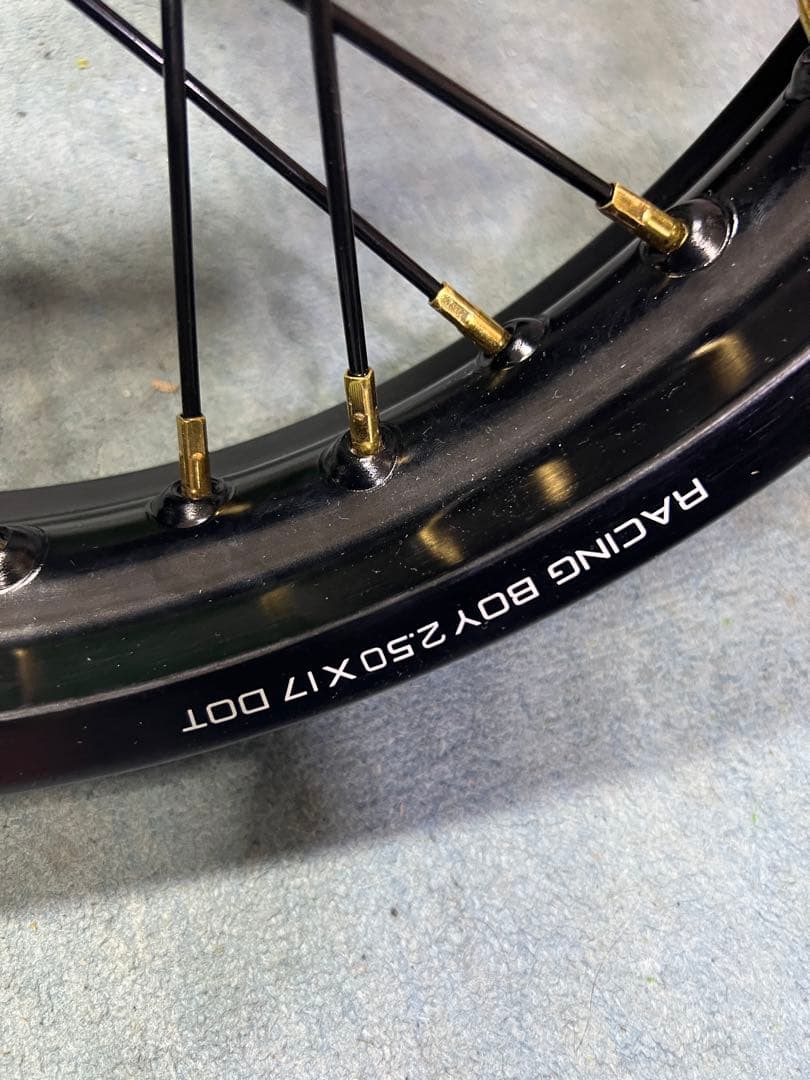 ハンターカブ 太足ホイール前後セット② 2.50×17 3.50×17 RCB