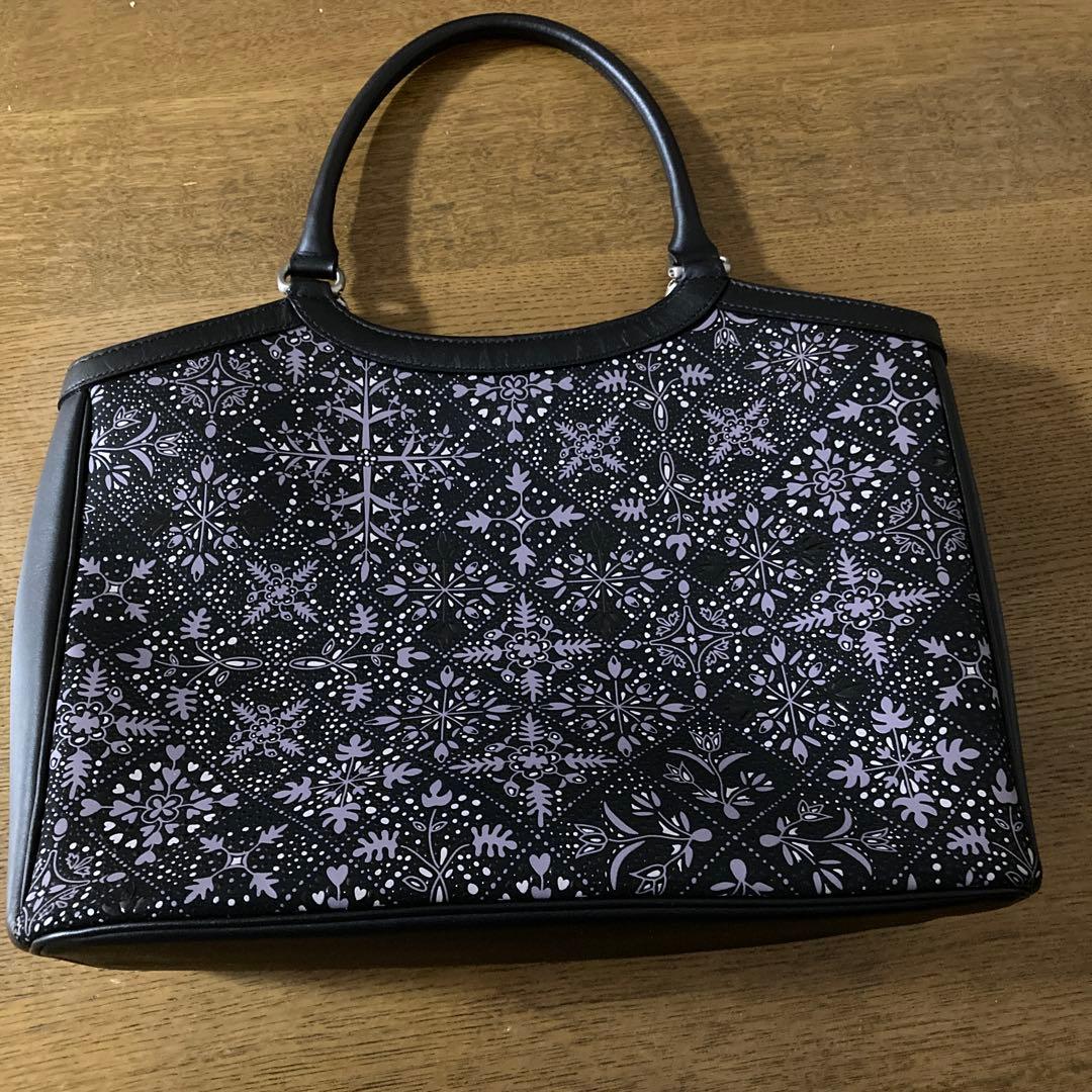 美品　インデンヤ花柄トートバッグ　袋付き