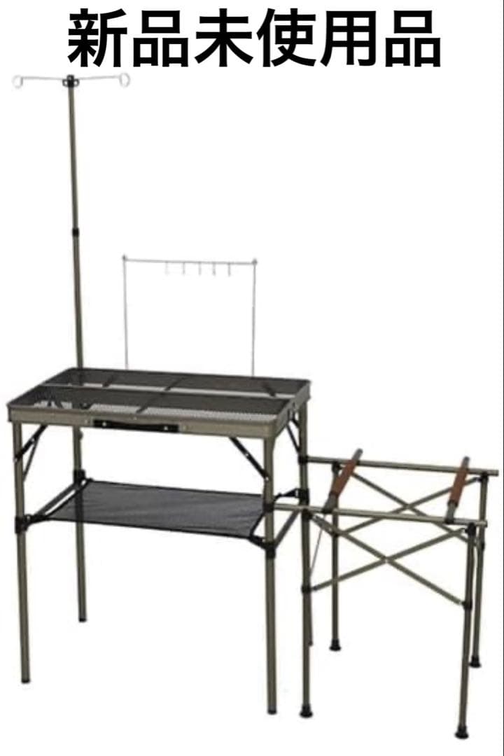 クイックキャンプ　フルメッシュキッチンテーブル ヴィンテージ QC-MKT