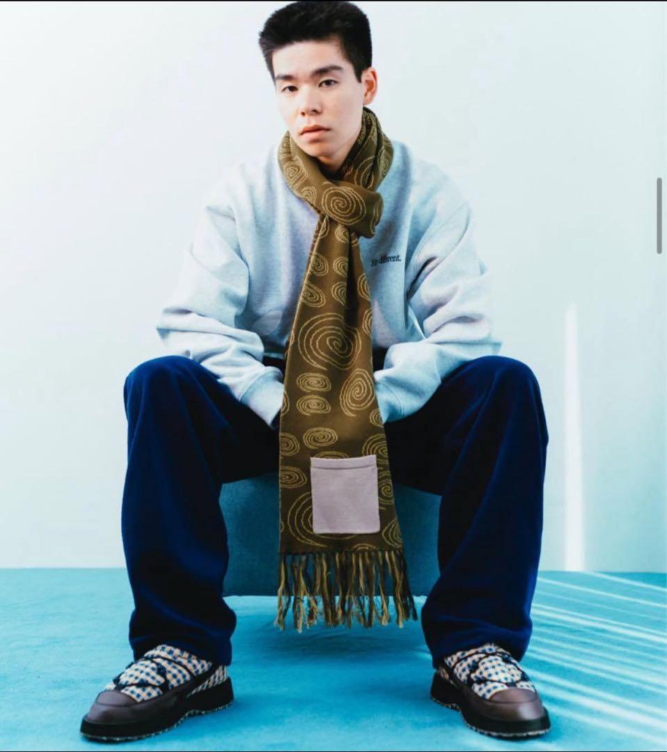 小物 SOL soonerorlater SPARKLING SCARF KHAKI