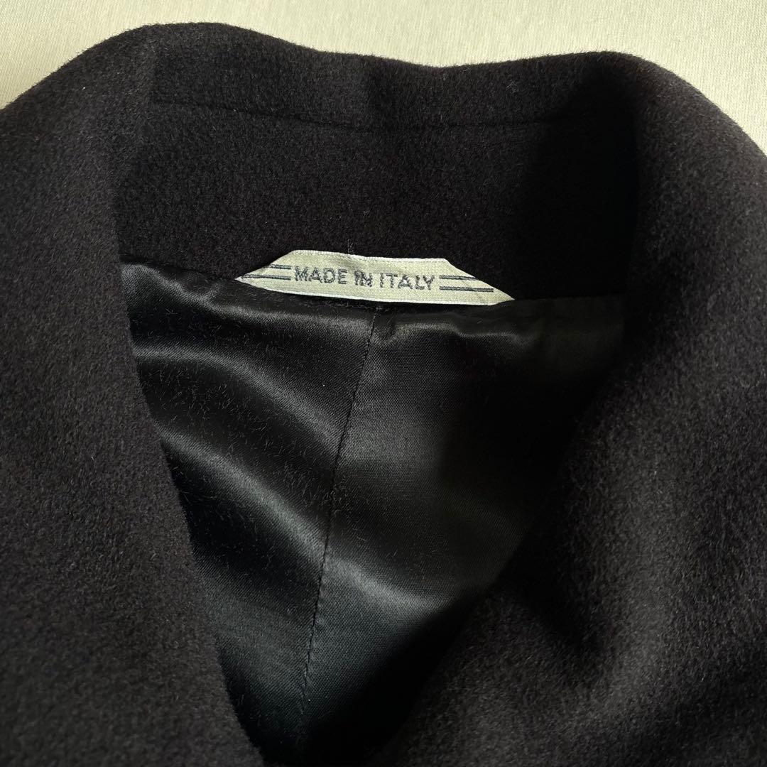 80s VALENTINO wool×cashmere 2way coat