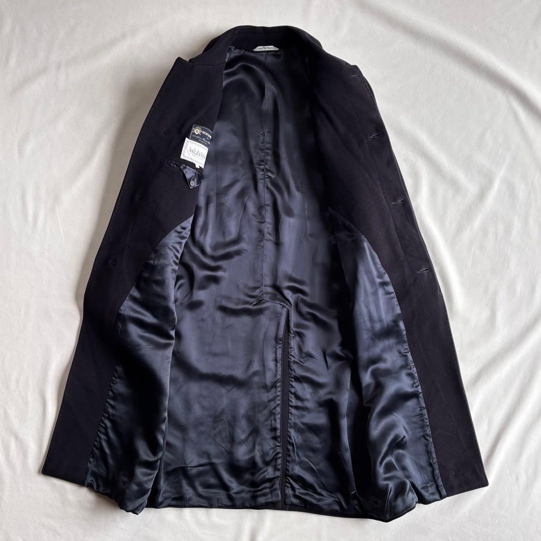 80s VALENTINO wool×cashmere 2way coat