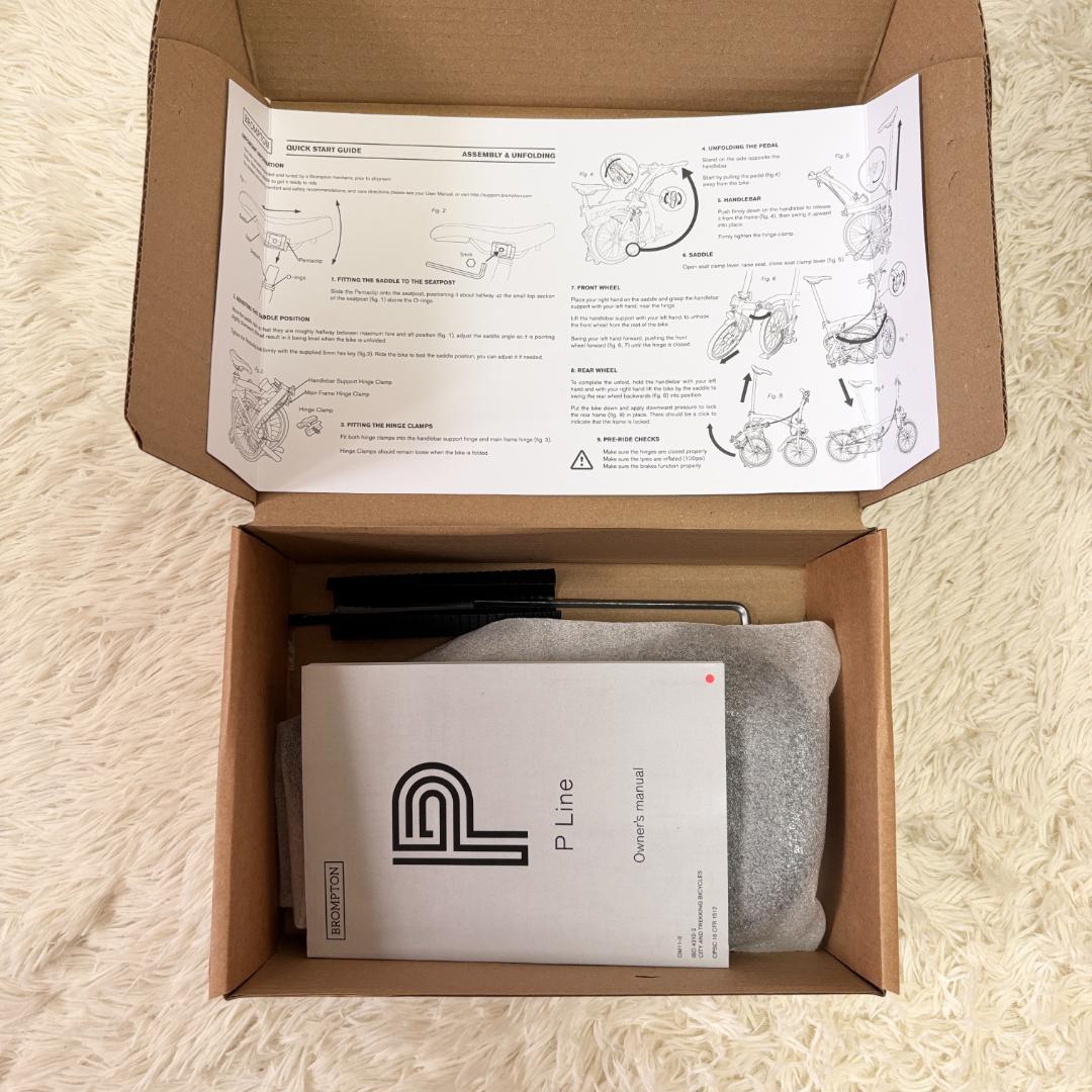 【新品】Brompton P Line Urban 4速 ミッドナイトブラック