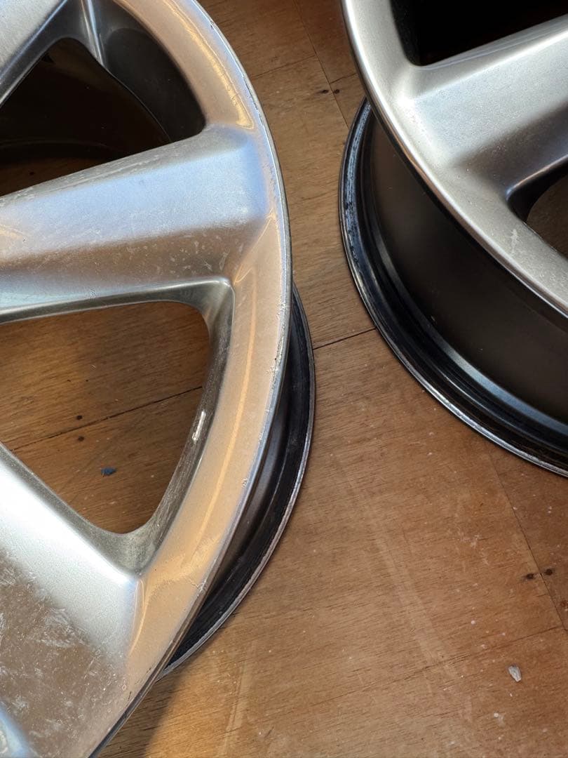 富士様クラウン18インチ シルバー 5スポークホイールセット