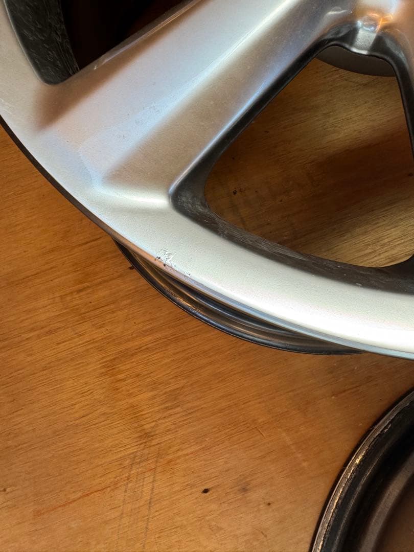 富士様クラウン18インチ シルバー 5スポークホイールセット