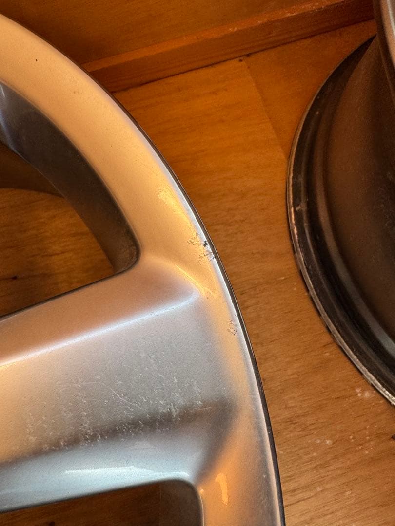 富士様クラウン18インチ シルバー 5スポークホイールセット