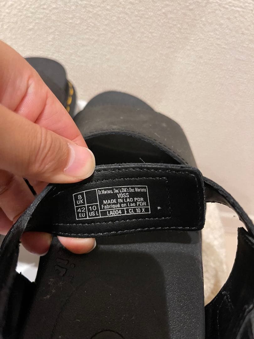 UK8ドクターマーチン Dr.Martens VOSS STRAP SANDAL