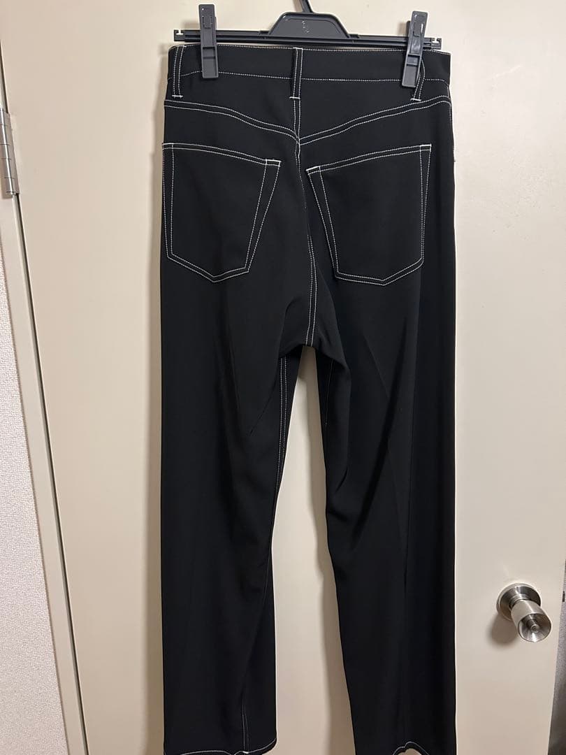 パンツ YOKE 25ss 5P STRAIGHT PANTS BLACK