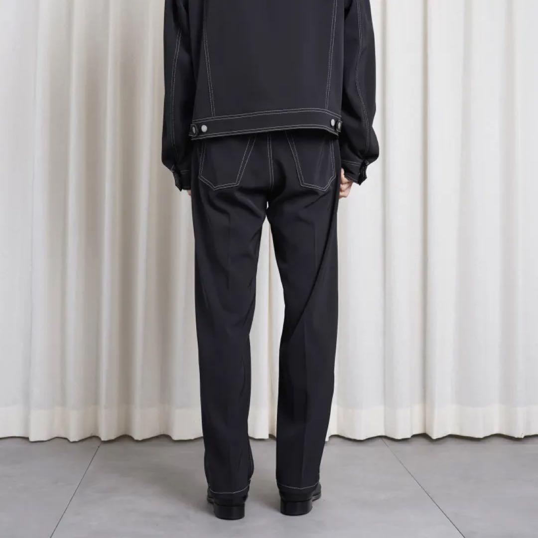 パンツ YOKE 25ss 5P STRAIGHT PANTS BLACK