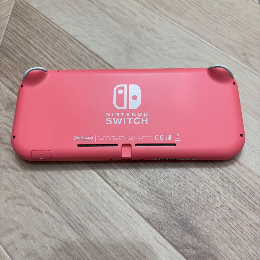 Nintendo Switch Lite ピンク コーラル 本体 充電器付き