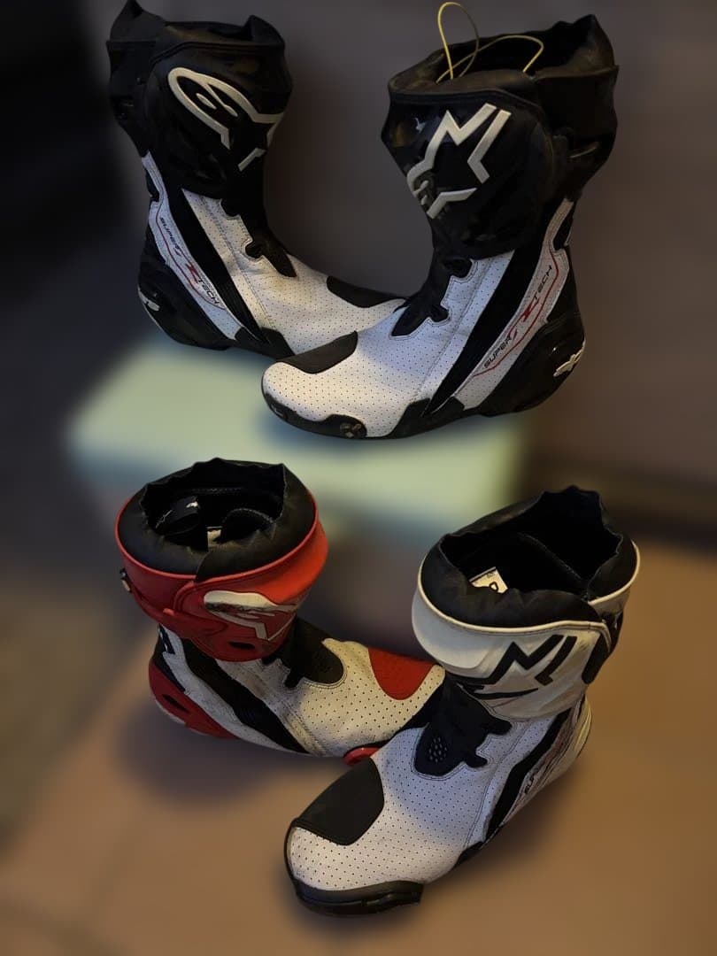 Alpinestars レース用ブーツ 2足セット＋インナーブーツ1セット