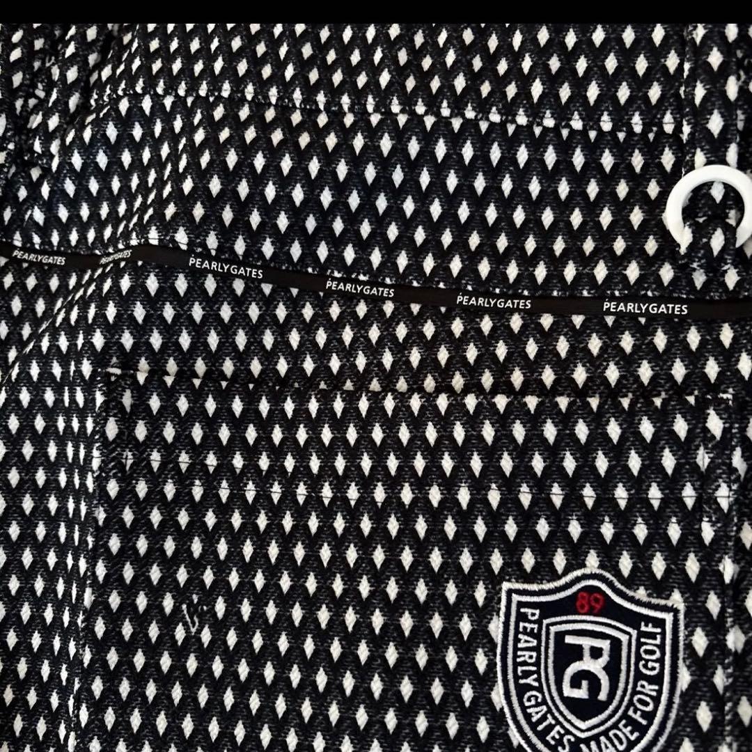 パーリーゲイツパンツ アーガイル幾何学柄・ストレッチ　ゴルフ ★7