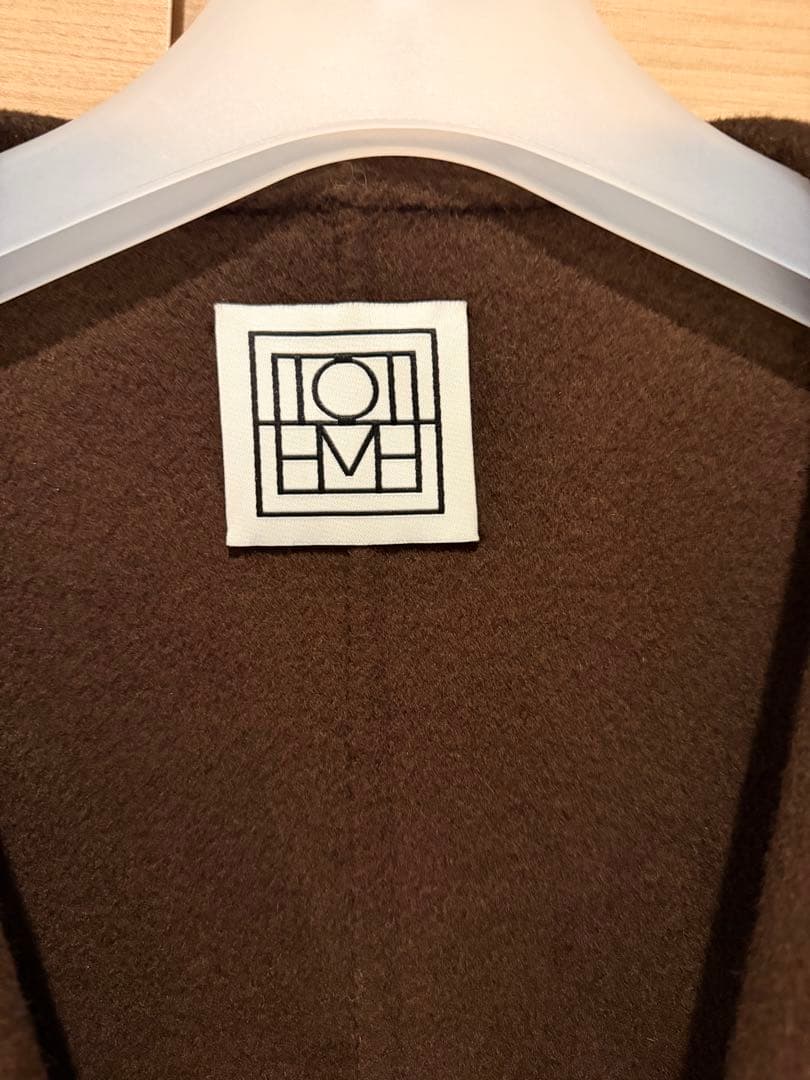 TOTEMEトーテム　ブラウン シグネチャーコート