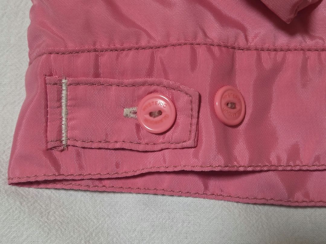 00s HYSTERIC GLAMOUR ロゴ ワッペン ジャケット ピンク