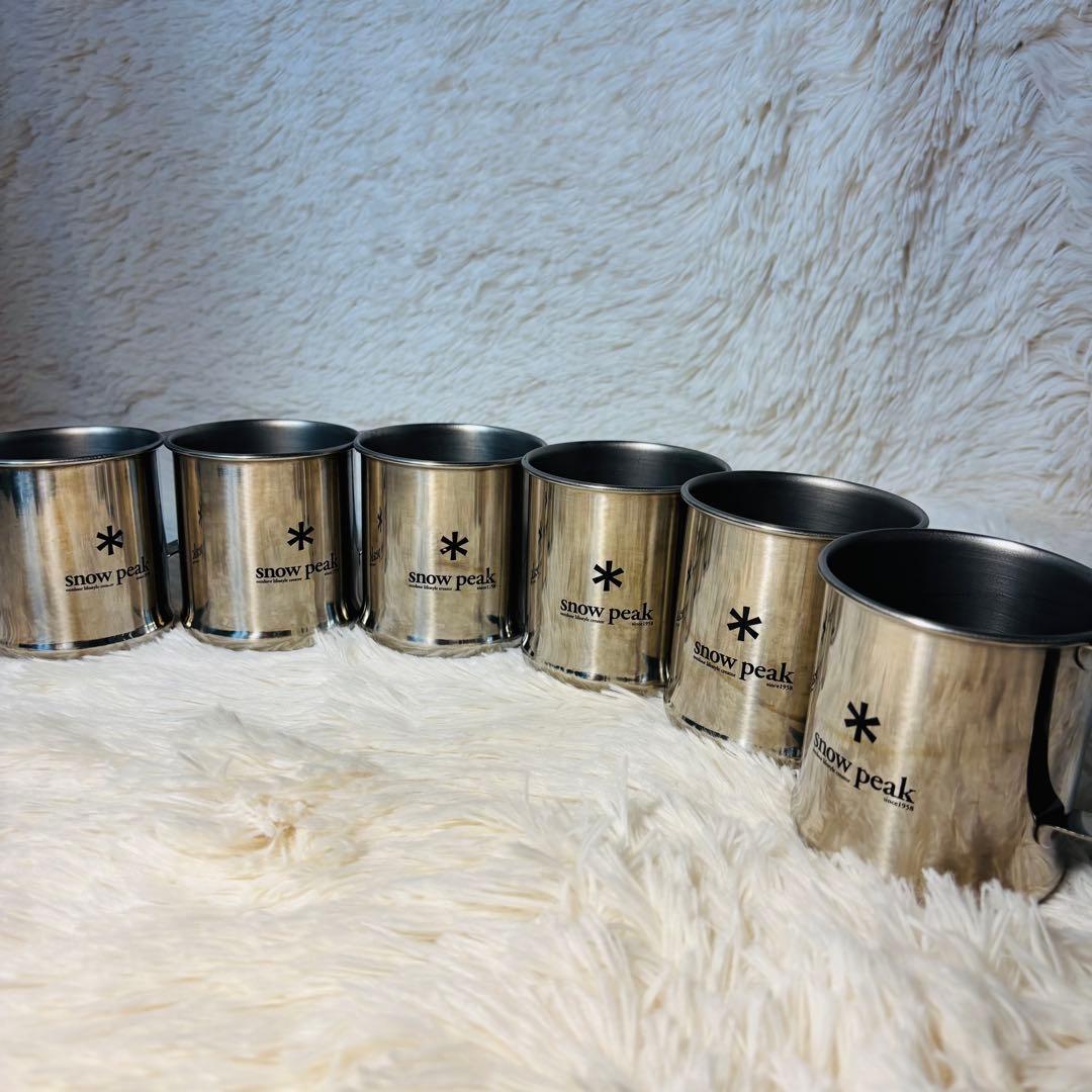 スノーピーク　ステンレスマグ　チタンマグ　8個　セット　アウトドア　廃盤