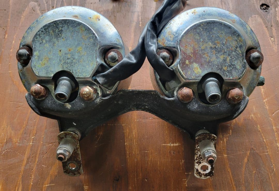 YAMAHA SR400 純正 スピードメーター タコメーター