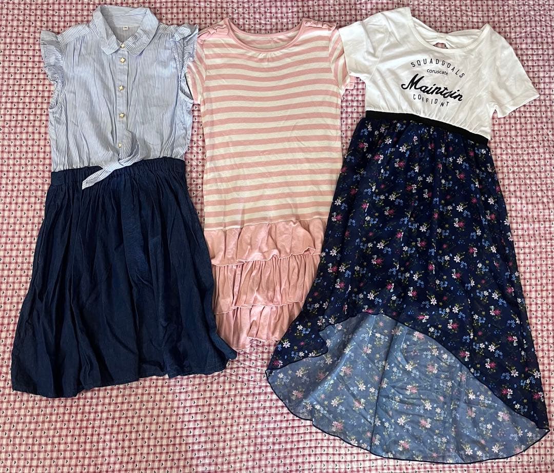 R様匿名配送 まとめ売り 夏物 女の子 150 160 36点 新品7点含む ①