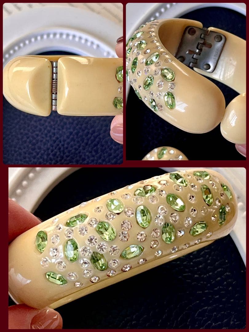 超希少！WEISS ヴィンテージ バングル＆イヤリングB77