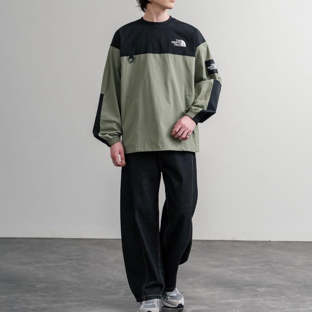 XXXL＊アルバニークルーネック　カーキ＊ロンT＊ノースフェイス＊韓国限定