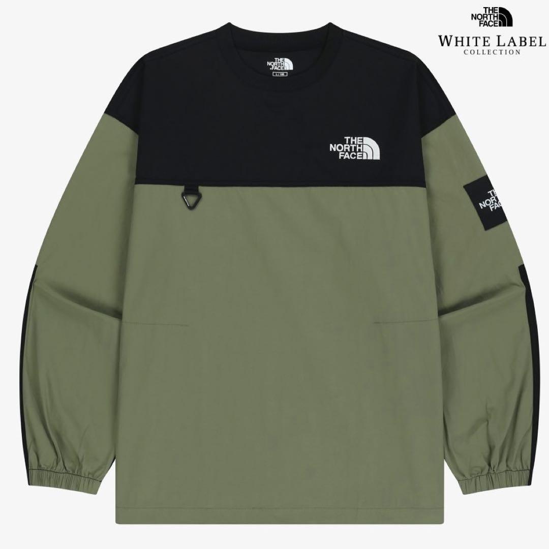 XXXL＊アルバニークルーネック　カーキ＊ロンT＊ノースフェイス＊韓国限定