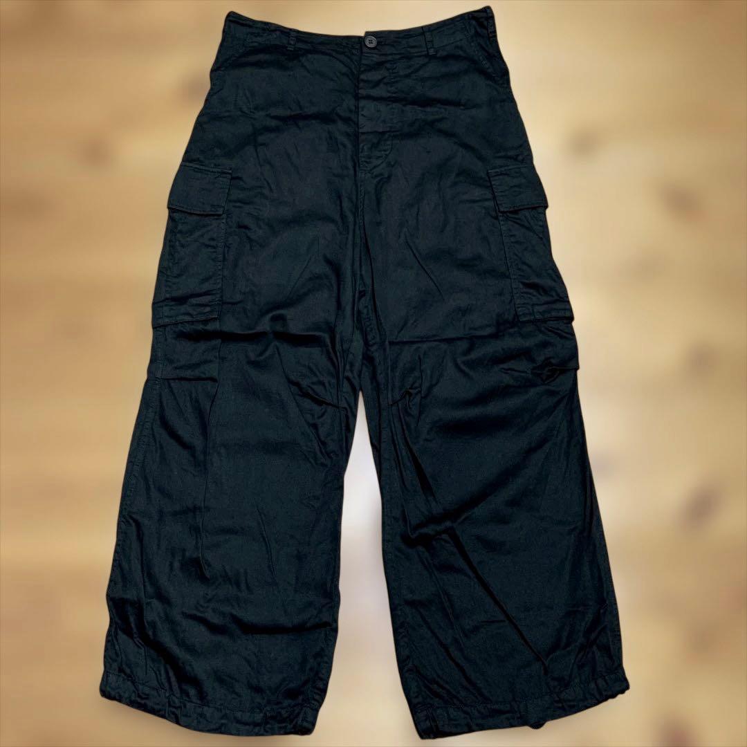 ヴェリテクール VC-2522 カーゴパンツ M ブラック