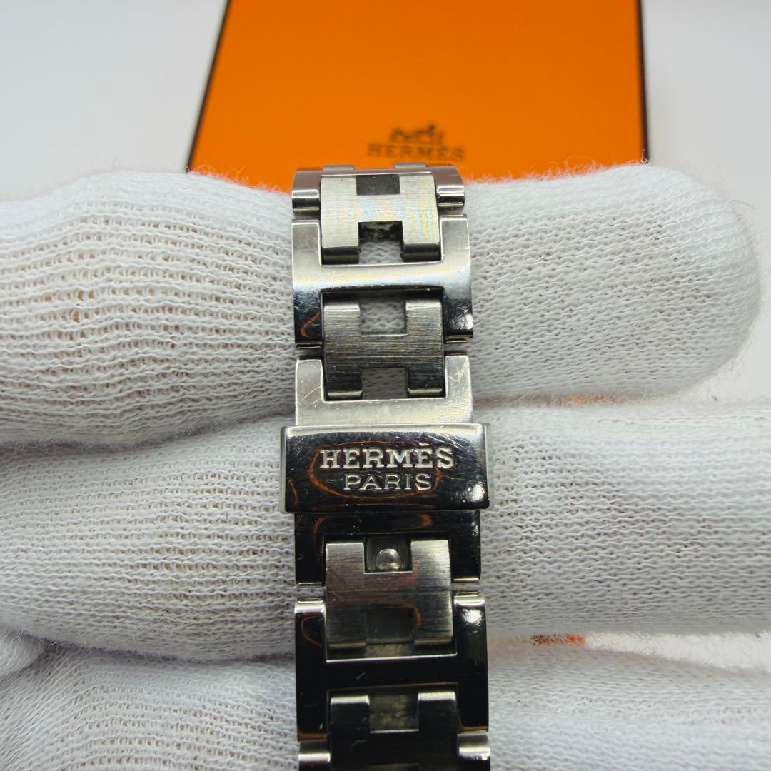HERMÈS エルメス クリッパー クォーツ レディース 腕時計 SS 箱付