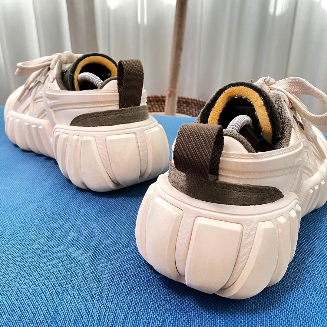 オニツカタイガー デンティグレ LS ホワイト グレー 24cm