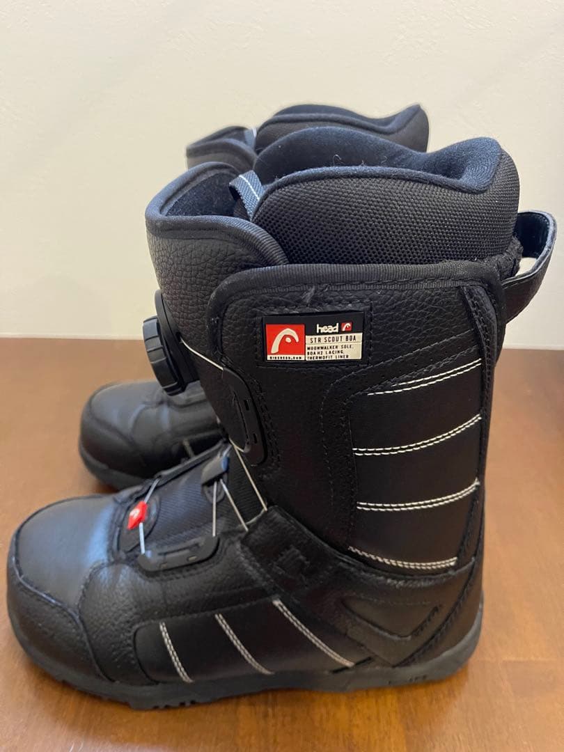 HEAD スノーボードブーツ BOAシステム ブラック 24.5〜25㎝