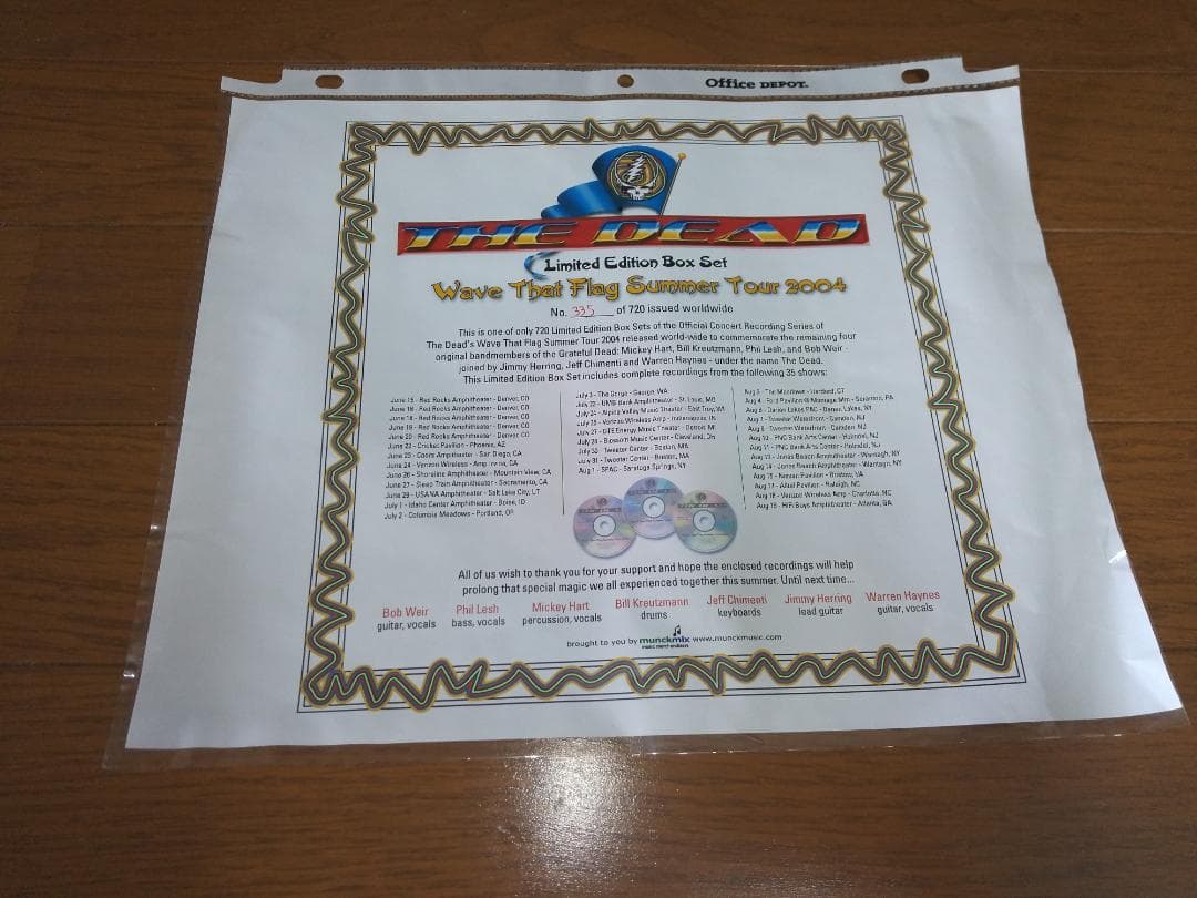 DEAD BOX 2004 The Grateful Dead CD124枚組