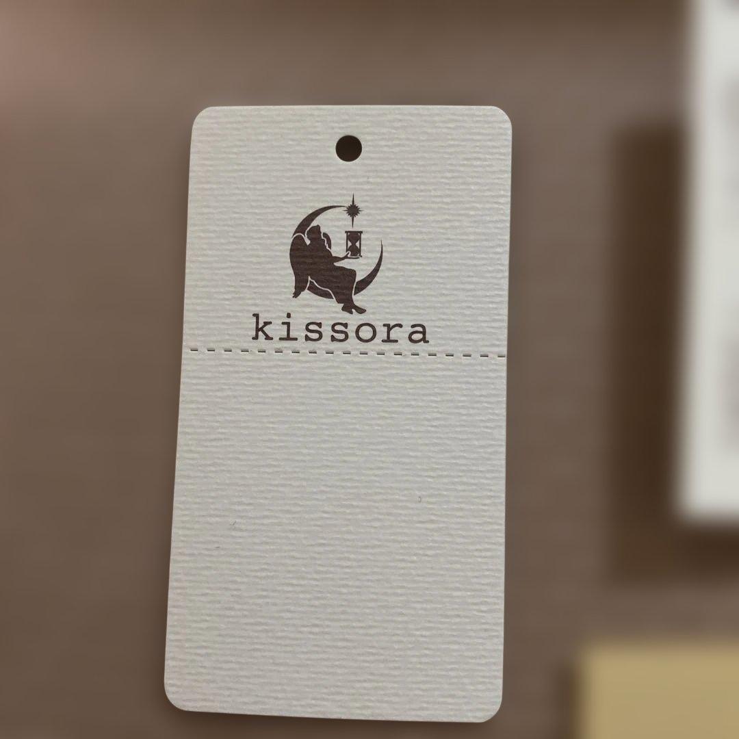 【未使用品】キソラ 長財布 メディセオ イタリア牛革 オレンジ　箱無し