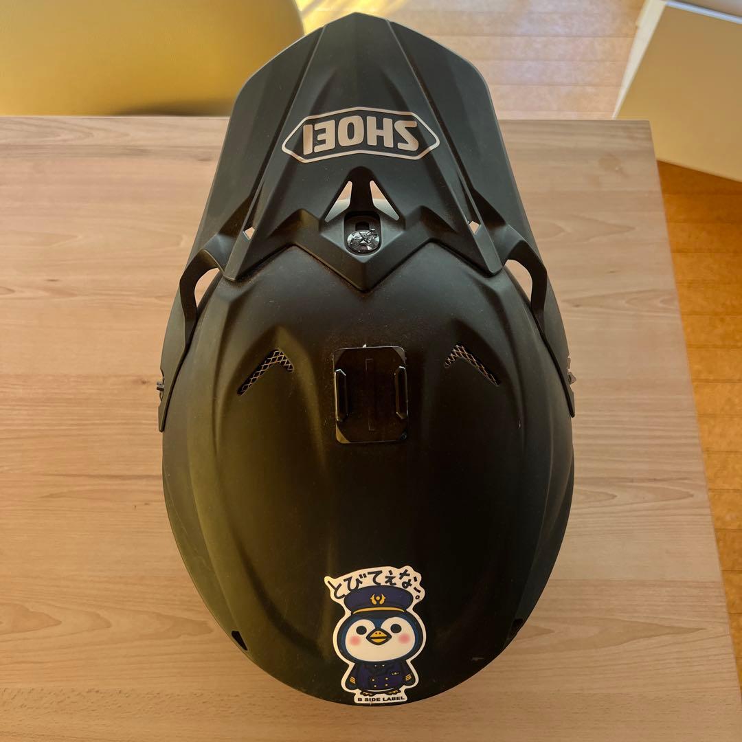 SHOEIオフロードフルフェイスヘルメット マットブラック