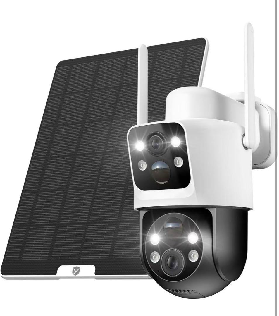 防犯カメラ 屋外 ソーラー YESRAMO監視カメラ 屋外