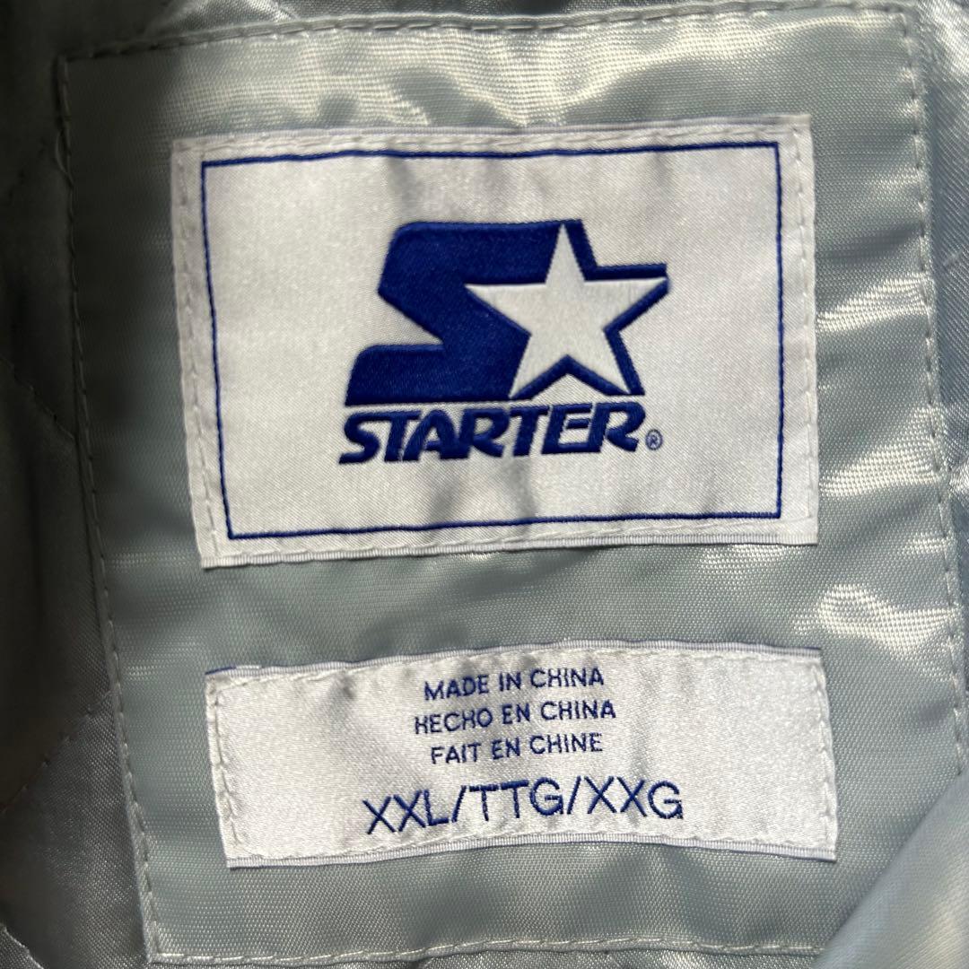 90s スターター NFL レイダース　スタジャン　XXL シルバー　長瀬智也