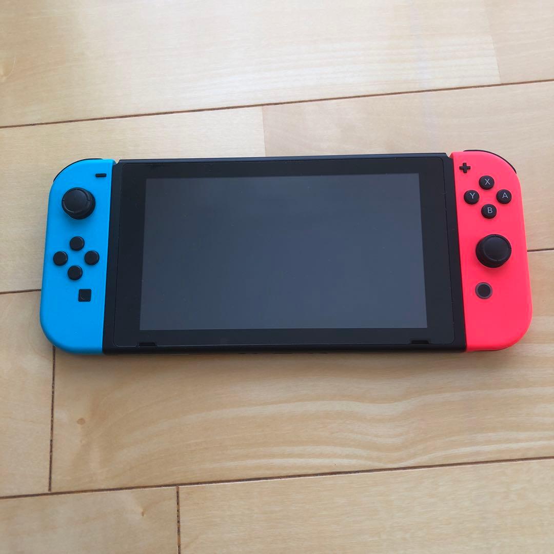 Nintendo Switch 本体 青/赤 モンスターハンターライズ付属