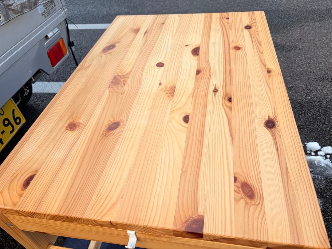 c*n様 美品 無印良品 MUJI パイン材 デスク 幅86×奥58×高70